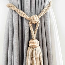 Jute & Rattan Curtain Tieback